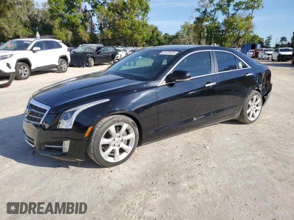 2014 Cadillac ATS Performance with VIN 1G6AC5S37E0174139, listed as a Copart auction lot 50135425 with 49,242 mi miles and Salvage Title. Bid and sale history available at carsss.com. Image 1.