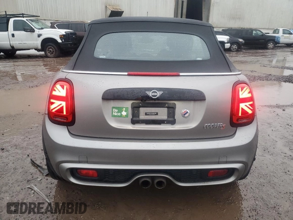 2019 MINI Convertible Cooper S z VIN WMWWG9C57K3E40882, wystawiony jako Copart lot #43148735 z przebiegiem 40 766 mil mil oraz Szkoda całkowita • Salvage title. Historia ofert i sprzedaży dostępna na DreamBid. Obrazek 6.