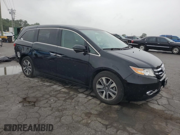 2015 Honda Odyssey Touring Elite z VIN 5FNRL5H93FB092682, wystawiony jako Copart lot #56884835 z przebiegiem 115 810 mil mil oraz Szkoda całkowita • Salvage title. Historia ofert i sprzedaży dostępna na DreamBid. Obrazek 4.