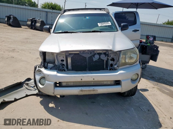 2008 Toyota Tacoma PreRunner with VIN 3TMJU62N68M063729, listed as a Copart auction lot 59048205 with 284,808 mi miles and Salvage title. Bid and sale history available at DreamBid. Image 5.