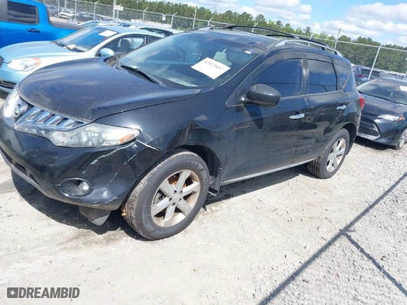 2010 Nissan Murano S with VIN JN8AZ1MU6AW018311, listed as a IAAI auction lot 42025857 with 180,112 mi miles. Bid and sale history available at carsss.com. Image 2.