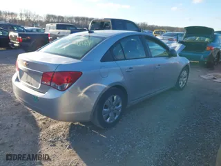 2013 Chevrolet Cruze LS with VIN 1G1PA5SH9D7217211, listed as a IAAI auction lot 41804046 with 155,940 mi miles. Bid and sale history available at carsss.com. Image 4.