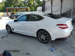 2023 Genesis G70 2.0T with VIN KMTG34TA0PU131807, listed as a Copart auction lot 66194774 with 12,185 mi miles and Salvage Title. Bid and sale history available at DreamBid. Image 2.