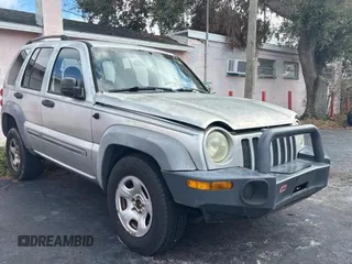 2002 Jeep Liberty Sport with VIN 1J4GL48K72W243074, listed as a Copart auction lot 47081875 with 127,178 mi miles and Clean Title. Bid and sale history available at carsss.com. Image 1.