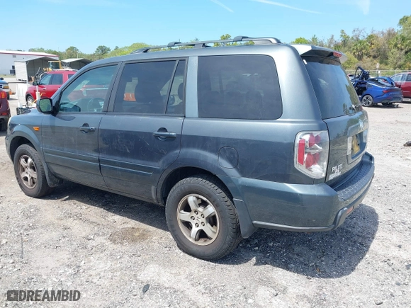 2006 Honda Pilot EX-L with VIN 2HKYF18576H506735, listed as a IAAI auction lot 41876692 with 182,341 mi miles. Bid and sale history available at carsss.com. Image 3.