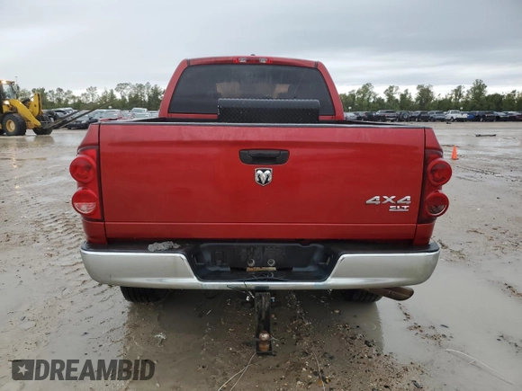 2007 Dodge Ram 2500 SLT with VIN 3D7KS29CX7G702897, listed as a Copart auction lot 79507244 with 231,264 mi miles and Salvage Title. Bid and sale history available at carsss.com. Image 6.
