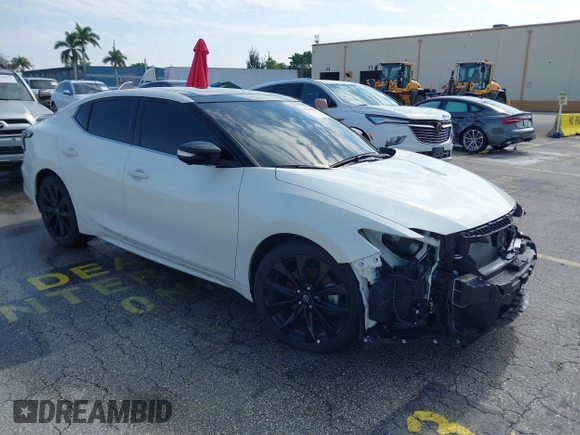 2023 Nissan Maxima SR with VIN 1N4AA6EV2PC505917, listed as a IAAI auction lot 41389852 with 26,018 mi miles and . Bid and sale history available at DreamBid. Image 1.