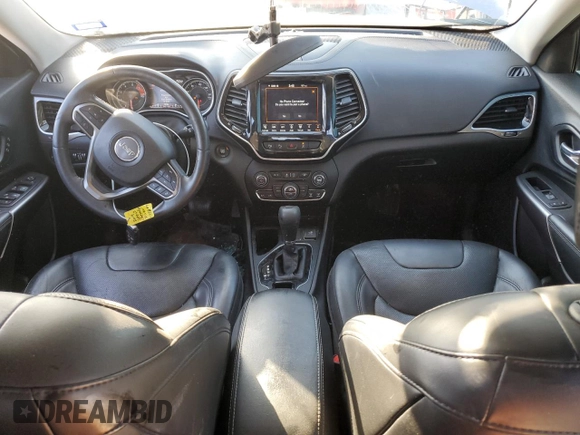2019 Jeep Cherokee Limited with VIN 1C4PJLDN3KD175289, listed as a Copart auction lot 80485154 with 75,956 mi miles and Salvage Title. Bid and sale history available at DreamBid. Image 8.