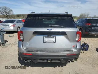 2020 Ford Explorer ST with VIN 1FM5K8GC6LGA05578, listed as a Copart auction lot 54670285 with 65,078 mi miles and Salvage Title. Bid and sale history available at carsss.com. Image 6.
