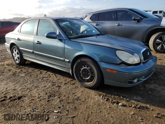 2004 Hyundai Sonata with VIN KMHWF25H44A053637, listed as a Copart auction lot 45029955 with 215,222 mi miles and Salvage Title. Bid and sale history available at carsss.com. Image 4.