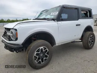2022 Ford Bronco with VIN 1FMDE5CP9NLA76116, listed as a Copart auction lot 49716545 with 56,654 mi miles and Salvage Title. Bid and sale history available at carsss.com. Image 1.