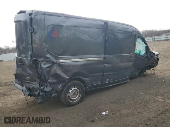 2018 Ford Transit z VIN 1FTYR2CM5JKB49173, wystawiony jako Copart lot #48511685 z przebiegiem Nie podano mil oraz Nie do naprawy. Historia ofert i sprzedaży dostępna na DreamBid. Obrazek 3.