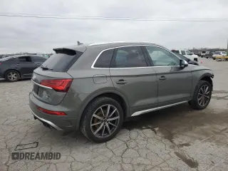 2023 Audi SQ5 Premium Plus with VIN WA1B4AFY4P2057617, listed as a Copart auction lot 49883695 with 34,522 mi miles and Salvage Title. Bid and sale history available at carsss.com. Image 3.