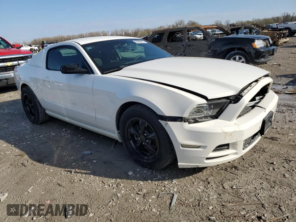 2013 Ford Mustang V6 with VIN 1ZVBP8AM5D5275180, listed as a Copart auction lot 50885915 with 129,247 mi miles and Salvage Title. Bid and sale history available at carsss.com. Image 4.