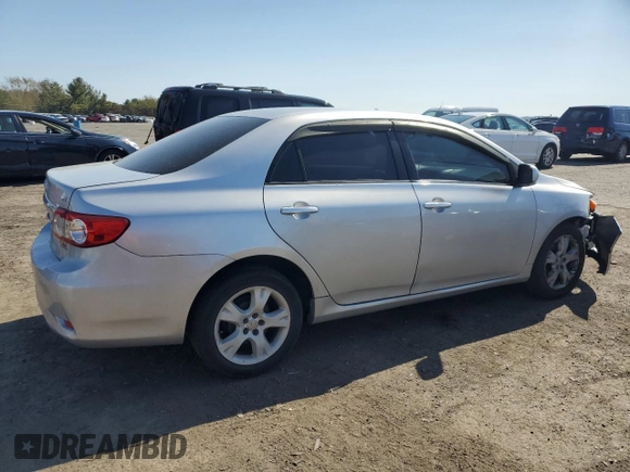 2011 Toyota Corolla L with VIN JTDBU4EEXBJ096841, listed as a Copart auction lot 53802015 with 152,510 mi miles and Salvage Title. Bid and sale history available at carsss.com. Image 3.