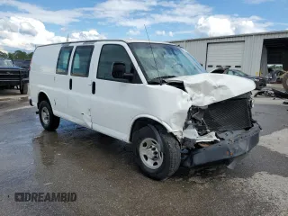 2008 Chevrolet Express Cargo with VIN 1GCGG25C781137094, listed as a Copart auction lot 56494395 with 100,037 mi miles and Salvage title. Bid and sale history available at DreamBid. Image 4.
