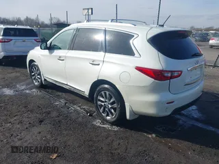 2015 Infiniti QX60 with VIN 5N1AL0MM0FC515589, listed as a IAAI auction lot 41420447 with 172,570 mi miles and . Bid and sale history available at DreamBid. Image 3.