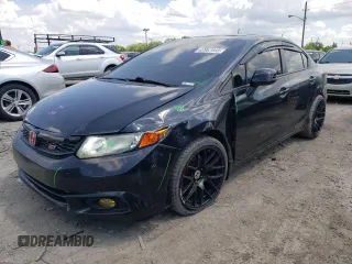 2012 Honda Civic Si z VIN 2HGFB6E5XCH700881, wystawiony jako Copart lot #63967845 z przebiegiem 208 829 mil mil oraz Szkoda całkowita • Salvage title. Historia ofert i sprzedaży dostępna na DreamBid. Obrazek 1.