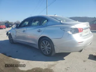 2017 Infiniti Q50 Premium with VIN JN1EV7AR5HM831353, listed as a Copart auction lot 42616815 with 97,395 mi miles and Salvage Title. Bid and sale history available at DreamBid. Image 2.