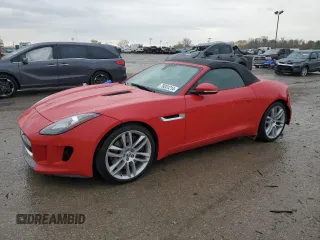 2014 Jaguar F-Type S with VIN SAJWA6FC4E8K03754, listed as a Copart auction lot 79201214 with 35,093 mi miles and Salvage Title. Bid and sale history available at DreamBid. Image 1.