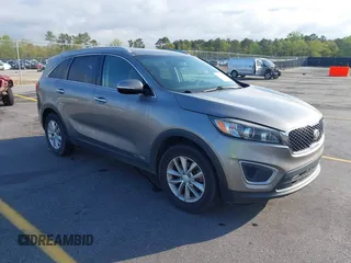 2018 Kia Sorento LX V6 with VIN 5XYPGDA51JG376682, listed as a IAAI auction lot 41914856 with 116,428 mi miles. Bid and sale history available at carsss.com. Image 1.