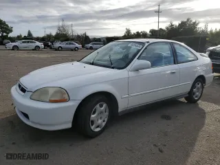 1998 Honda Civic EX with VIN 1HGEJ8247WL088040, listed as a Copart auction lot 86394604 with 273,838 mi miles and Salvage Title. Bid and sale history available at carsss.com. Image 1.