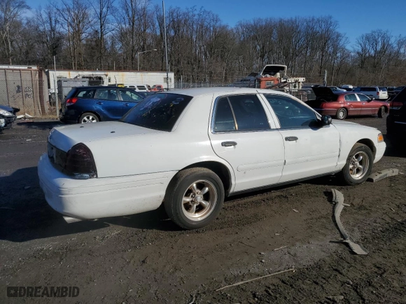 2001 Ford Crown Victoria Police Pkg Police Interceptor with VIN 2FAFP71WX1X151387, listed as a Copart auction lot 86810244 with 165,566 mi miles and Salvage Title. Bid and sale history available at carsss.com. Image 3.
