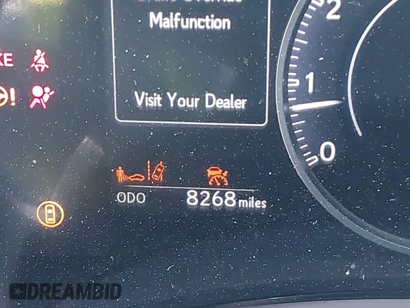 2025 Lexus NX with VIN 2T2ADCAZ7SC018667, listed as a IAAI auction lot 41632712 with 8,268 mi miles. Bid and sale history available at carsss.com. Image 15.