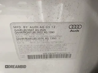 2012 Audi Q5 Premium Plus z VIN WA1DKAFP7CA094473, wystawiony jako IAAI lot #41968862 z przebiegiem 128 545 mil mil oraz . Historia ofert i sprzedaży dostępna na DreamBid. Obrazek 9.