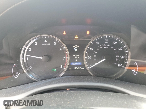 2013 Lexus GS 350 z VIN JTHBE1BL7D5009759, wystawiony jako Copart lot #55992095 z przebiegiem 195 457 mil mil oraz Szkoda całkowita • Salvage title. Historia ofert i sprzedaży dostępna na DreamBid. Obrazek 9.