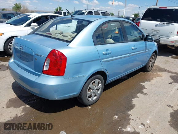 2009 Hyundai Accent Auto GLS with VIN KMHCN46C59U374905, listed as a IAAI auction lot 42414572 with 180,119 mi miles and . Bid and sale history available at DreamBid. Image 4.