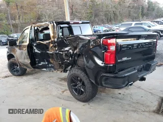 2023 Chevrolet Silverado 1500 LT Trail Boss with VIN 3GCUDFED7PG220665, listed as a Copart auction lot 83036184 with 51,055 mi miles and Salvage Title. Bid and sale history available at DreamBid. Image 2.