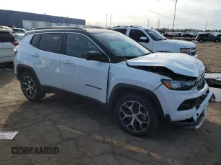 2024 Jeep Compass Limited z VIN 3C4NJDCN4RT139842, wystawiony jako Copart lot #51606655 z przebiegiem 13 455 mil mil oraz Czysty tytuł • Clean title. Historia ofert i sprzedaży dostępna na DreamBid. Obrazek 4.