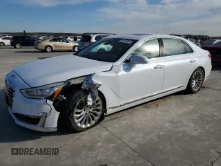 2019 Genesis G90 z VIN KMTF54JH3KU054168, wystawiony jako Copart lot #83710824 z przebiegiem 39 347 mil mil oraz Szkoda całkowita • Salvage title. Historia ofert i sprzedaży dostępna na DreamBid. Obrazek 1.