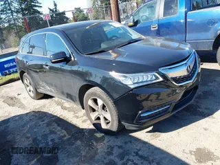 2016 Acura MDX with VIN 5FRYD3H25GB014565, listed as a IAAI auction lot 41678737 with 101,682 mi miles. Bid and sale history available at carsss.com. Image 1.