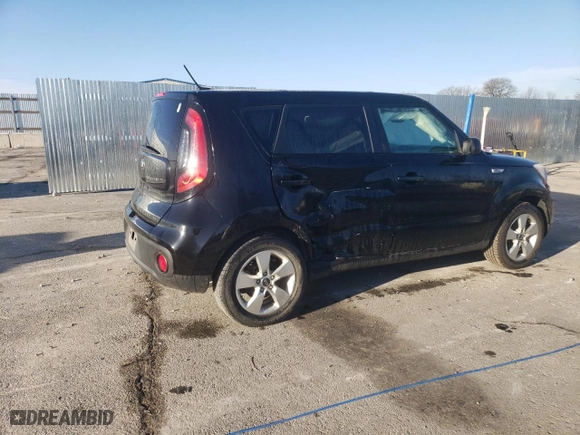 2017 Kia Soul with VIN KNDJN2A27H7438955, listed as a Copart auction lot 85289214 with 44,868 mi miles and Salvage Title. Bid and sale history available at carsss.com. Image 3.