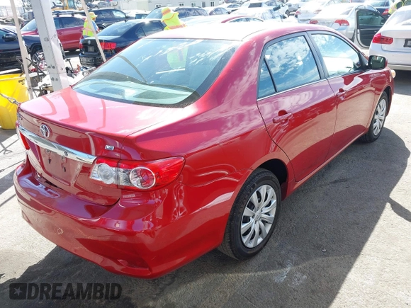 2013 Toyota Corolla L with VIN 5YFBU4EE6DP191699, listed as a IAAI auction lot 41680227 with 42,086 mi miles. Bid and sale history available at carsss.com. Image 4.
