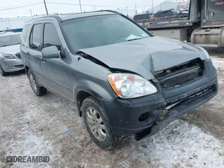 2005 Honda CR-V EX with VIN SHSRD77815U337505, listed as a IAAI auction lot 41441557 with 268,640 mi miles. Bid and sale history available at carsss.com. Image 1.