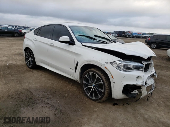 2018 BMW X6 xDrive50i with VIN 5UXKU6C51J0W38863, listed as a Copart auction lot 73083632 with 59,290 mi miles. Bid and sale history available at carsss.com. Image 4.