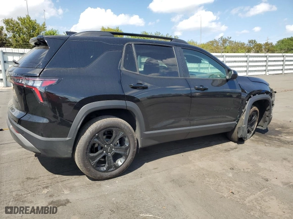 2025 Chevrolet Equinox FWD LT with VIN 3GNAXHEG1SL130354, listed as a Copart auction lot 49055525 with 6,323 mi miles and Salvage Title. Bid and sale history available at carsss.com. Image 3.