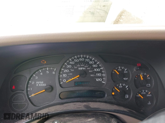 2004 Chevrolet Tahoe LT with VIN 1GNEC13Z04R126543, listed as a IAAI auction lot 42059836 with 252,773 mi miles. Bid and sale history available at carsss.com. Image 7.