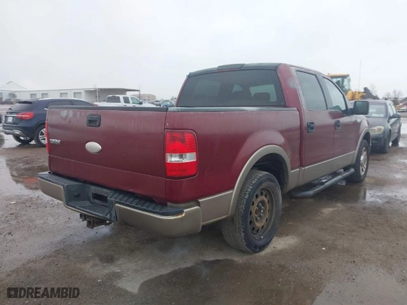 2005 Ford F-150 XLT with VIN 1FTPW125X5KC31754, listed as a IAAI auction lot 41608657 with 247,756 mi miles. Bid and sale history available at carsss.com. Image 4.