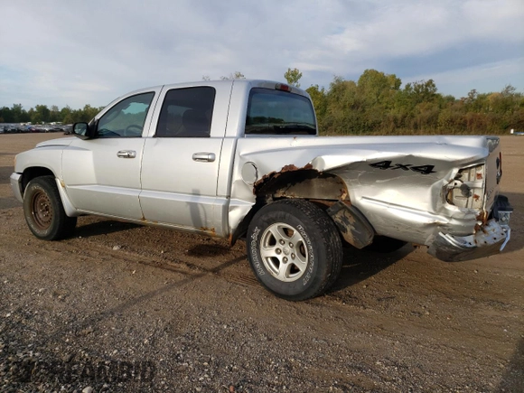 2006 Dodge Dakota SLT with VIN 1D7HW48N46S641521, listed as a Copart auction lot 71381094 with 202,208 mi miles and Salvage Title. Bid and sale history available at DreamBid. Image 2.