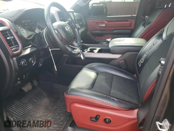 2020 Ram 1500 Rebel with VIN 1C6SRFLT5LN154225, listed as a Copart auction lot 53859515 with 88,907 mi miles and Salvage title. Bid and sale history available at DreamBid. Image 7.