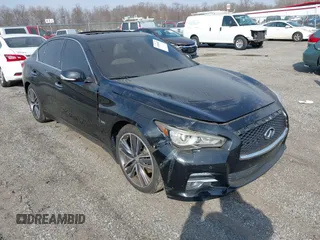 2017 Infiniti Q50 Premium z VIN JN1EV7AR2HM831181, wystawiony jako IAAI lot #41804867 z przebiegiem 80 686 mil mil oraz . Historia ofert i sprzedaży dostępna na DreamBid. Obrazek 1.