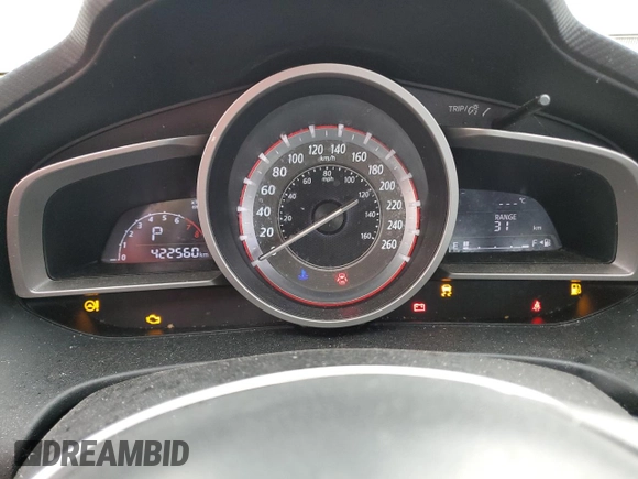 2014 Mazda 3 i Touring with VIN JM1BM1V72E1133918, listed as a Copart auction lot 49766305 with 422,560 mi miles and Salvage Title. Bid and sale history available at DreamBid. Image 9.