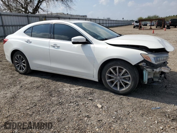 2020 Acura TLX w/Technology Pkg with VIN 19UUB1F57LA013087, listed as a Copart auction lot 44241445 with 90,056 mi miles and Salvage Title. Bid and sale history available at carsss.com. Image 4.