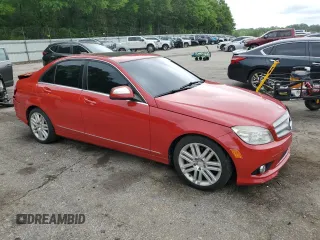 2009 Mercedes-Benz C 300 Sport with VIN WDDGF54X09R045603, listed as a Copart auction lot 55055815 with 108,575 mi miles and Salvage Title. Bid and sale history available at DreamBid. Image 4.