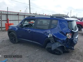 2018 Jeep Renegade Latitude with VIN ZACCJABBXJPJ06575, listed as a IAAI auction lot 41493825 with 155,994 mi miles and . Bid and sale history available at DreamBid. Image 3.