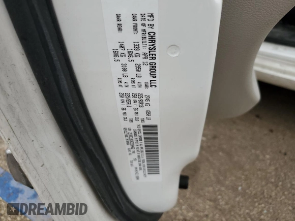 2012 Chrysler Town & Country Touring z VIN 2C4RC1BG3CR330482, wystawiony jako Copart lot #55106075 z przebiegiem 210 054 mil mil oraz Szkoda całkowita • Salvage title. Historia ofert i sprzedaży dostępna na DreamBid. Obrazek 13.